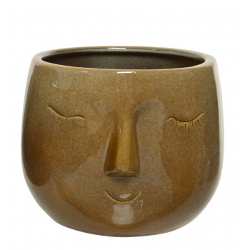 doniczka głowa, doniczka twarz, doniczki w kształcie głowy, doniczka ceramiczna głowa, doniczki ceramiczne twarz