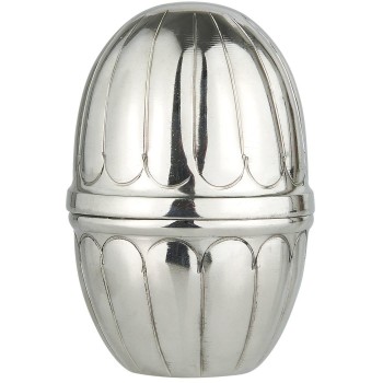 pudełko jajko ozdobne, pudełko w kształcie jajka dekoracyjne jajka wielkanocne ozdobne, metalowe jajko